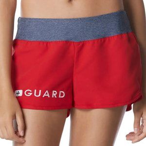 Speedo Women's Lifeguard Shorts Medium Female Guard Stretch Waistband